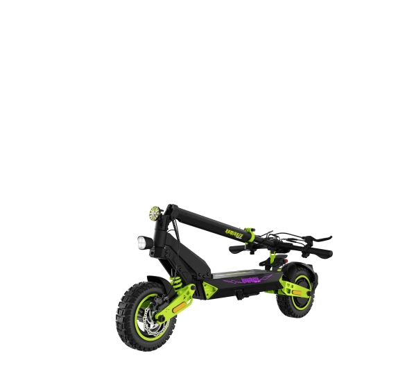 Kamikaze K1 Plus Tokyo Drift 1000W 80km 11" Czarno-zielony - Kup na Raty - RRSO 0%