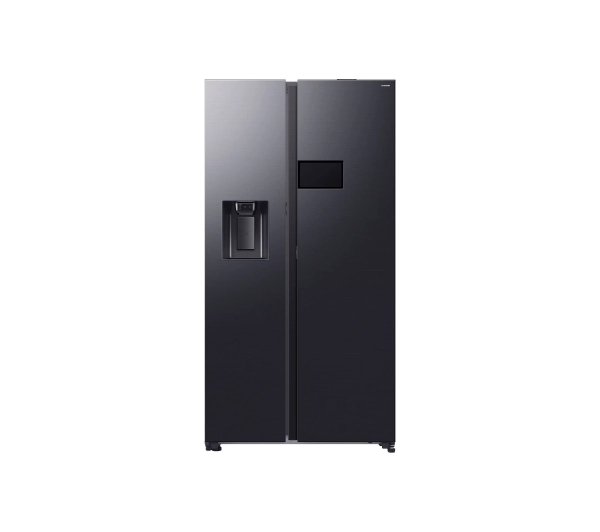 Lodówki - Samsung SBS RS90F64EEFEO  Auto Open Pełny No Frost 178,4cm Kostkarka Zdalne sterowanie Grafitowa stal