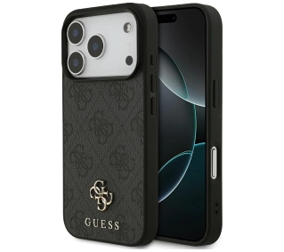 Guess 4G Small Classic Logo MagSafe do iPhone 17 Pro czarny