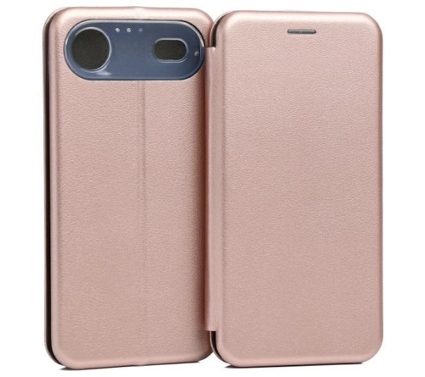 Beline Book Magnetic do iPhone Air Różowo-złoty