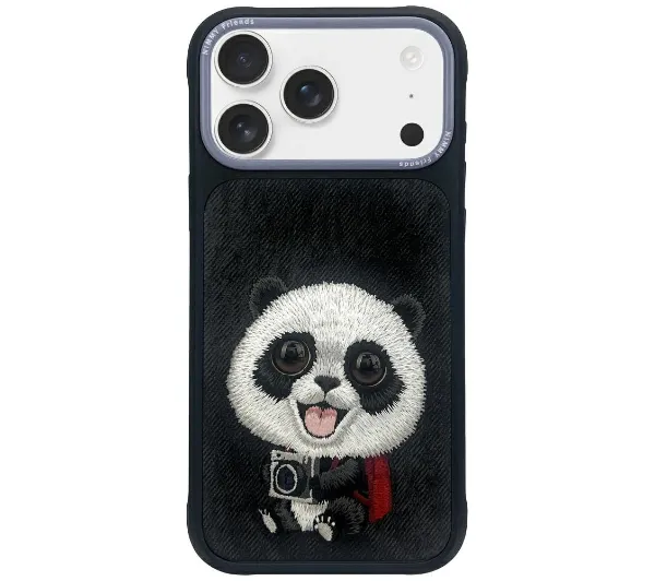 Nimmy Big Eyed Pet 2.0 Panda do iPhone 17 Pro Czarny