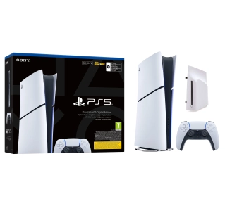 Sony PlayStation 5 Digital Slim E Chassis (PS5) 825GB + Disc Drive Blu-Ray - Kup na Raty - RRSO 0%