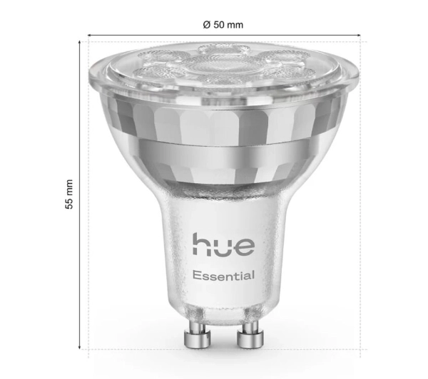 Philips Hue Essential GU10 3szt+Mostek