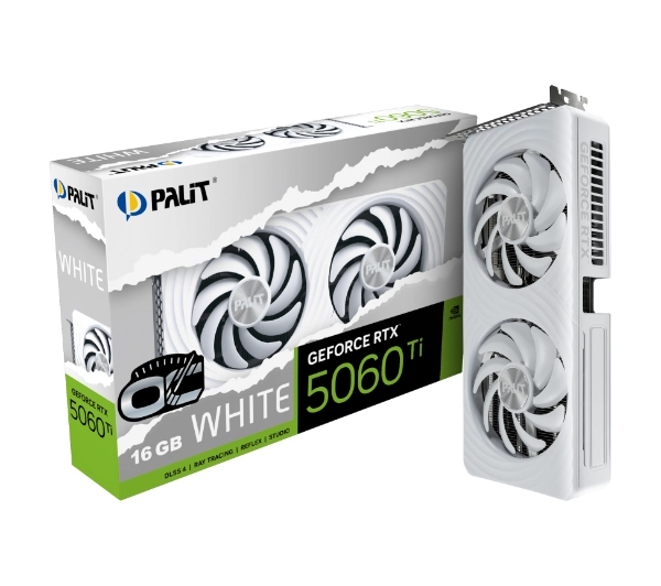Palit GeForce RTX 5060 Ti White OC 16GB GDDR7 128bit DLSS 4