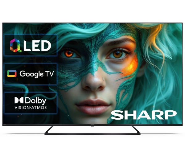 Sharp 65HP6765E 65" QLED 4K Google TV Dolby Vision Dolby Atmos HDMI 2.1 DVB-T2