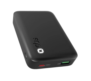 SBS TEBBCT10000PDLDK Compact 10000mAh PD 20W Czarny