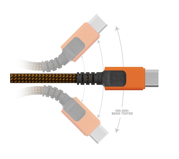 Xtorm Xtreme USB-C do USB-C PD 1,5m Brązowy