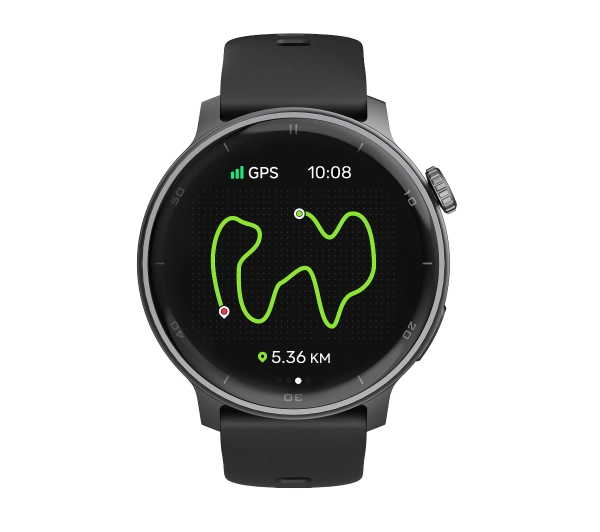 STELIO Activ Funkcje AI 46mm GPS Czarny