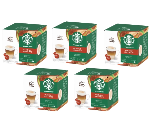 Starbucks Nescafe Dolce Gusto Hazelnut Macchiato 60szt.