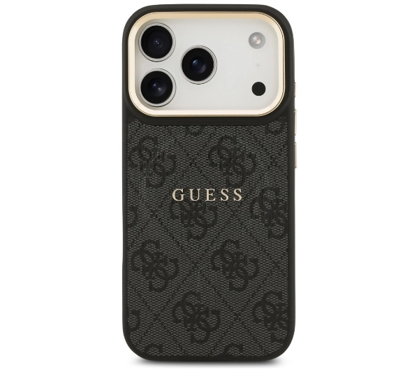 Guess 4G PU Classic Logo MagSafe do iPhone 17 Pro czarny