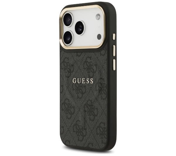 Guess 4G PU Classic Logo MagSafe do iPhone 17 Pro czarny