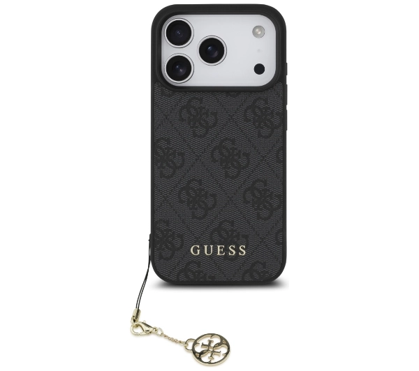 Guess 4G Charms Collection MagSafe do iPhone 17 Pro Czarny