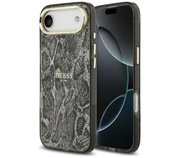 Guess Python Pattern MagSafe do iPhone Air Czarny