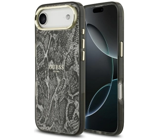 Guess Python Pattern MagSafe do iPhone Air Czarny
