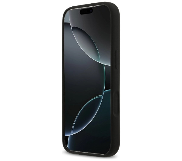 Karl Lagerfeld Silicone Heart Sign Logo MagSafe do iPhone 17 Pro Czarny