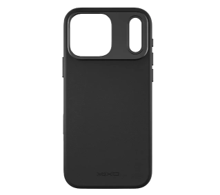 Yaxo Leather Gear Slim Case MagSafe do iPhone 17 Pro Max Czarny