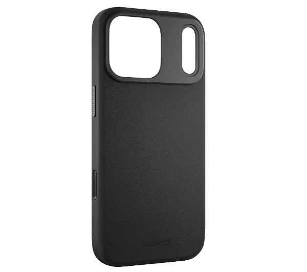 Yaxo Leather Gear Slim Case MagSafe do iPhone 17 Pro Max Czarny