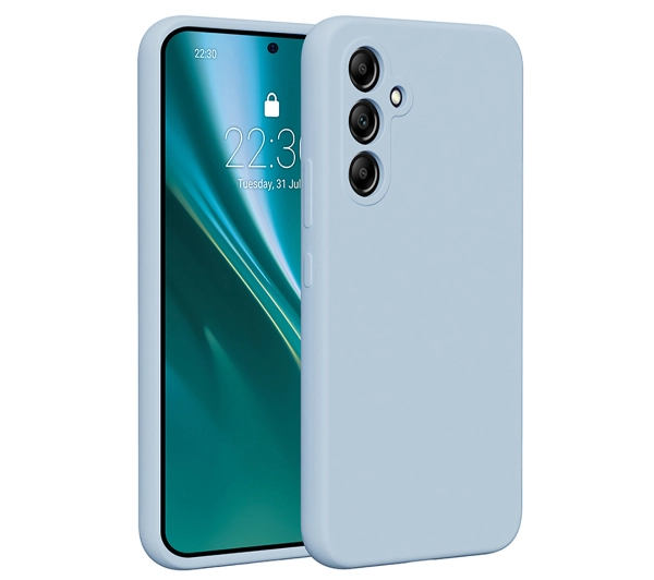 Etui ETTERI Silicone Case do Samsung Galaxy A54 5G Jasnoniebieski