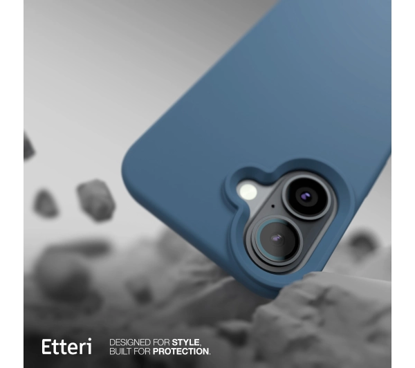 Etteri Silicone Case do iPhone 16 Plus Niebieski