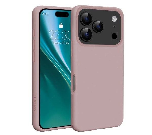 Etui ETTERI Silicone Mag do Apple iPhone 17 Pro Jasnoróżowy