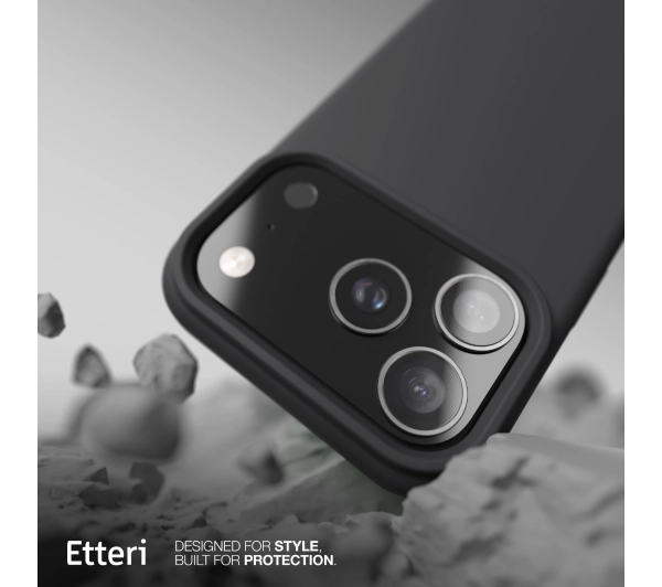 Etteri Silicone Case do iPhone 17 Pro Max Czarny - ⚡ EURO HIT CENOWY! ⚡