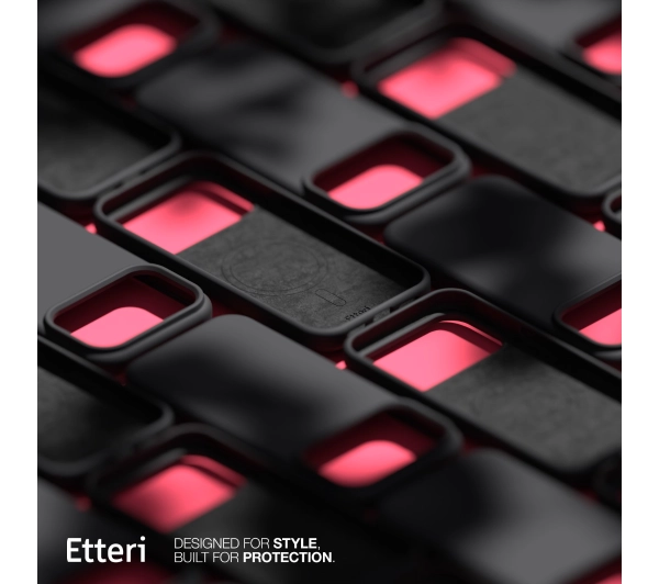 Etteri Silicone Case do iPhone 17 Pro Max Czarny - ⚡ EURO HIT CENOWY! ⚡