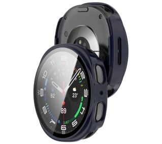 Bizon ze szkłem do Samsung Galaxy Watch 8 44 mm niebieski