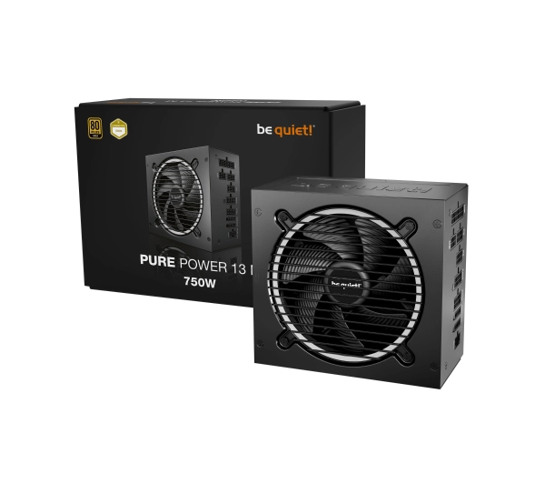 be quiet! Pure Power 13 M 750W 80+ Gold Czarny - ⚡ EURO HIT CENOWY! ⚡ - Kup na Raty - RRSO 0%