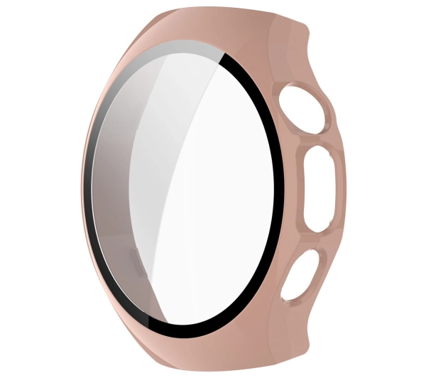 Bizon ze szkłem do Huawei Watch 5 42 mm różowy