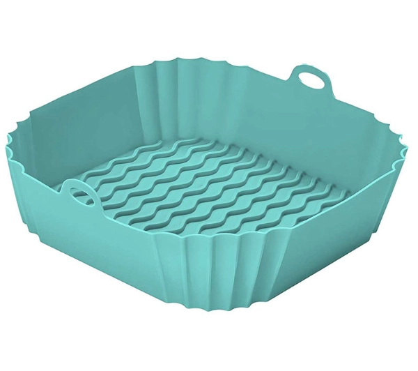 Forma do pieczenia NOVEEN SI405 do Air Fryera 17.7 x 17.7 cm Turkusowy