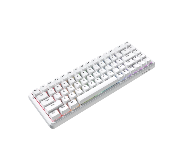 Ajazz AK680 MAX Magnetic Switch Biały