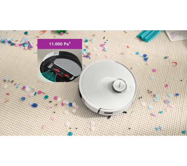 Bosch Spotless Advanced+ BCRD2W Funkcja mopowania Stacja oczyszczająca Tworzenie mapy pomieszczenia 75dB - Kup na Raty - RRSO 0%