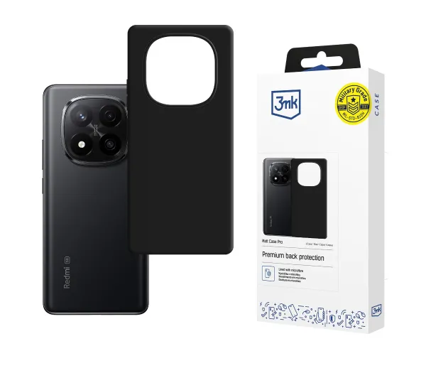 3mk Matt Case Pro do Redmi Note 15 Pro+ 5G Czarny