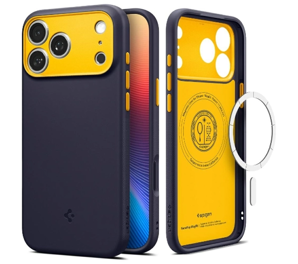 Spigen Nano Pop Mag MagSafe do iPhone 17 Pro Max Granatowy