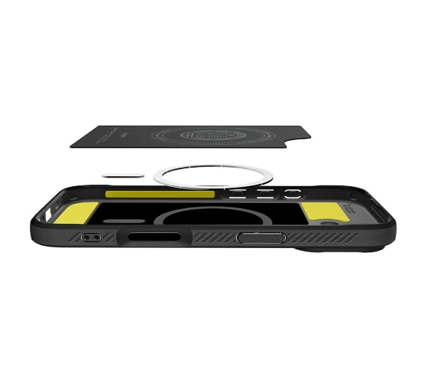 Spigen Rugged Armor Mag MagSafe do iPhone 17 Czarny