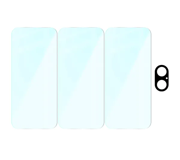 Bizon 3x Szkło hartowane + szybka na aparat iPhone 17