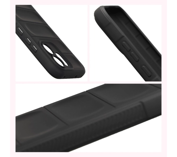 Bizon Pancerne Tur do Oppo Reno 14 F / FS Czarny