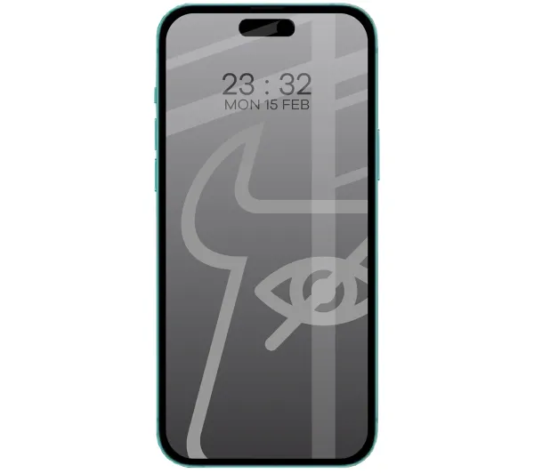 Bizon prywatyzujące pełne Edge Shadow Duo do iPhone 15 / 16