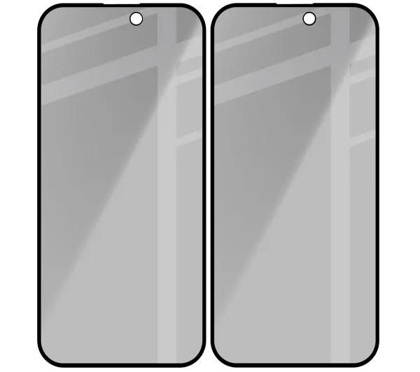 Bizon prywatyzujące pełne Edge Shadow Duo do iPhone 15 / 16