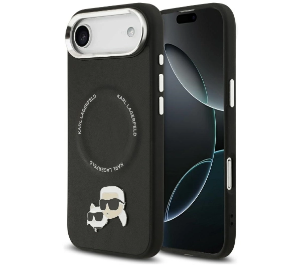 Karl Lagerfeld Karl & Choupette Pins MagSafe do iPhone Air Czarny