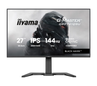 iiyama G-Master Black Hawk GB2741QSU-B1 27" 2K  IPS 144Hz 1ms MPRT Gamingowy - Kup na Raty - RRSO 0%