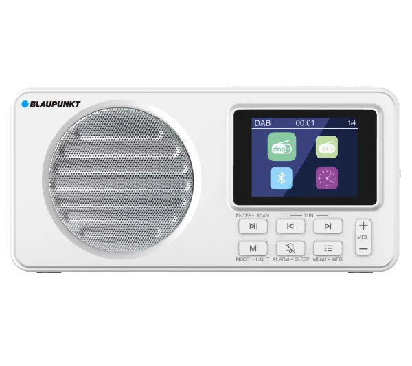 Blaupunkt DR6WH Radio FM, DAB+ Bluetooth Biały