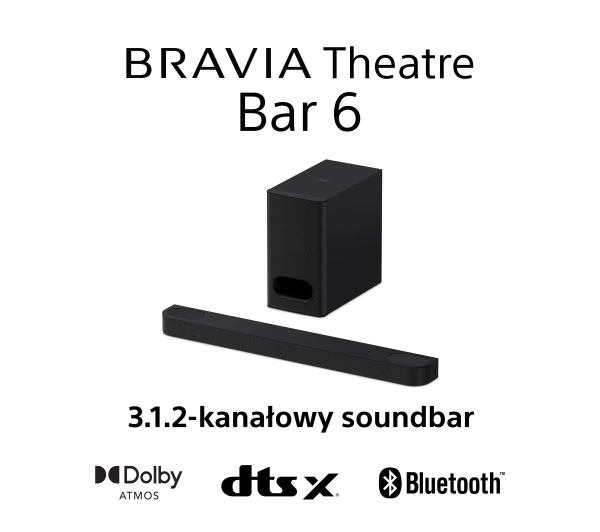 Sony BRAVIA 8A K-77XR8A 77" 4K OLED 120Hz Google TV Dolby Vision Dolby Atmos DTS-X HDMI 2.1 + Soundbar Theater Bar 6 - Kup na Raty - RRSO 0%