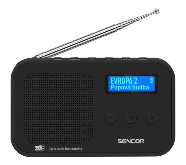Sencor SRD 7200B Radio FM DAB+ Czarny