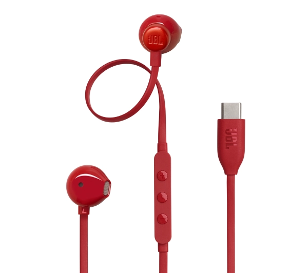 JBL Tune 305C USB-C Douszne Czerwony