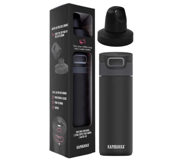 Kubki termiczne - Kambukka Giftbox Etna 0,5l Matte Black