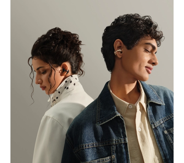 realme Buds Clip Konstrukcja klipsa Przewodnictwo powietrzne Bluetooth 5.4 Funkcje AI Czarny - Kup na Raty - RRSO 0%