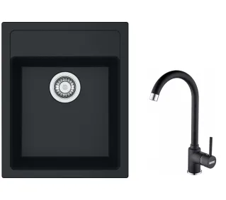 Franke Sirius SID 610-36 Onyx + bateria Pola Onyx - Kup na Raty - RRSO 0%