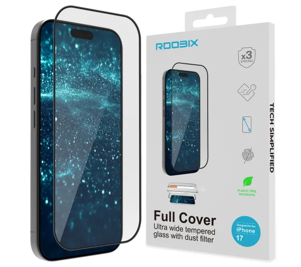 Szkło hartowane ROOBIX Full Cover do Apple iPhone Air