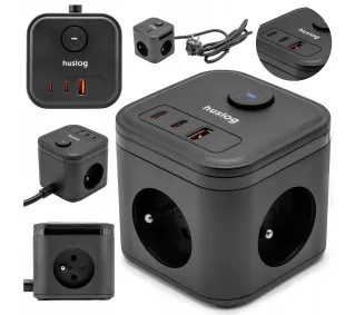 Huslog HUS1002 PD 20W 1,4m Czarny